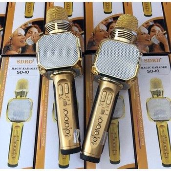 (SỈ LẺ GIÁ RẺ) MICRO KARAOKE BLUETOOTH SD-10 FULLBOX. (HÀNG TỐT)