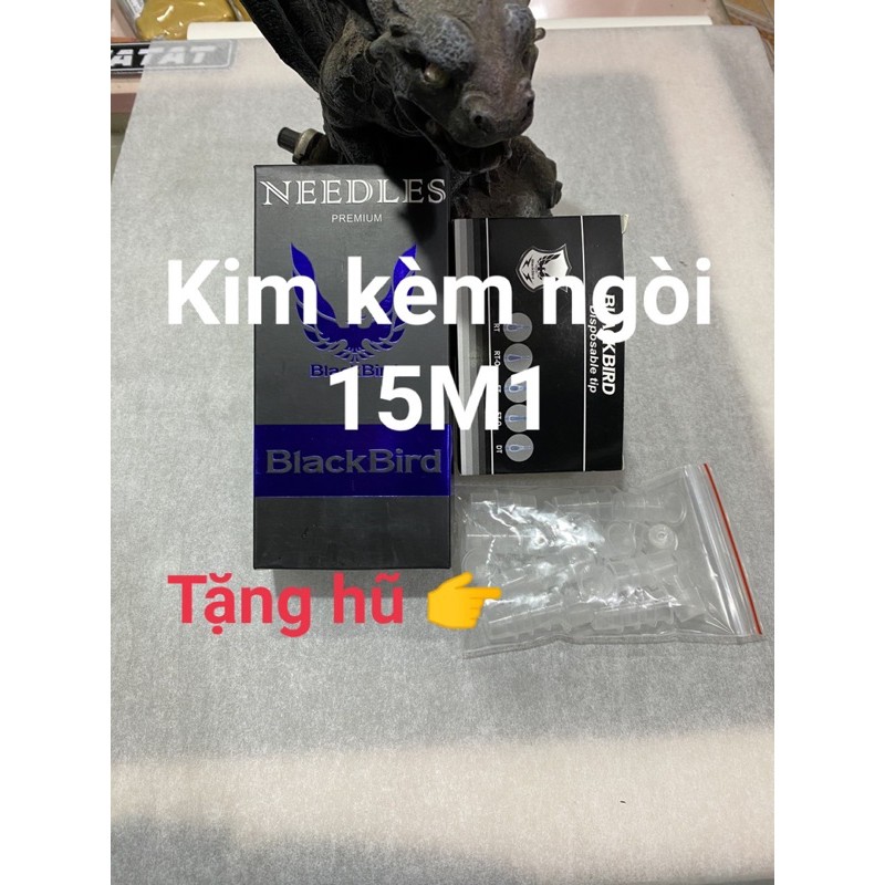 [ QUÀ TẶNG KÈM ] 50 kim xăm và ngòi 15M1 đánh bóng