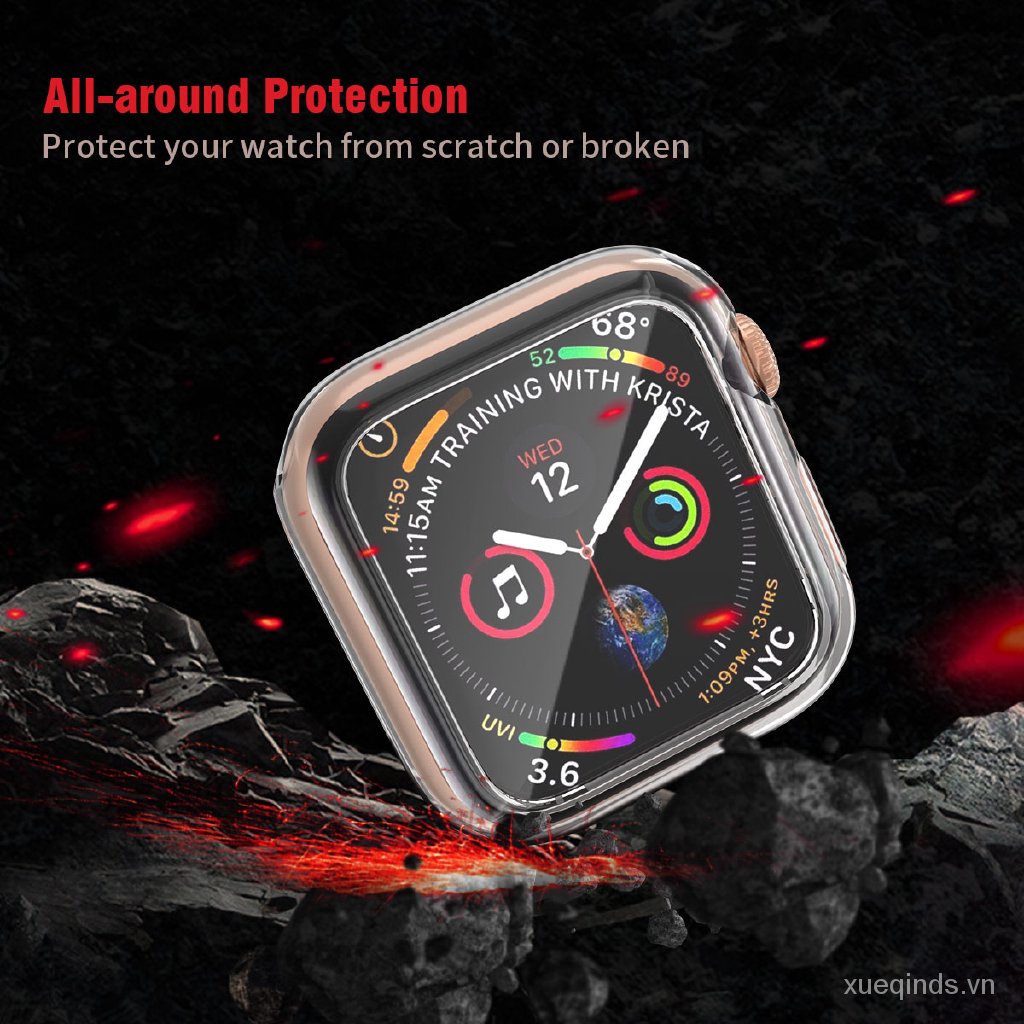 Ốp Bảo Vệ Mặt Đồng Hồ Apple Watch Iwatch Se Series 6 / 5 / 4 / 3 / 2 / 1 38mm 40mm 42mm 44mm Is1E