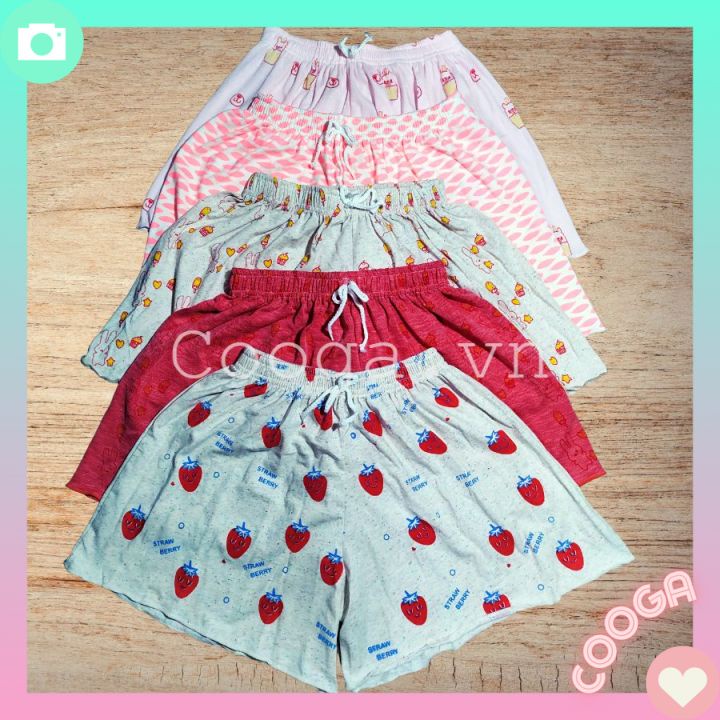 Quần đùi nữ đẹp mặc ở nhà, quần short mặc đi ngủ chất lượng cao, mẫu ngẫu nhiên CG001