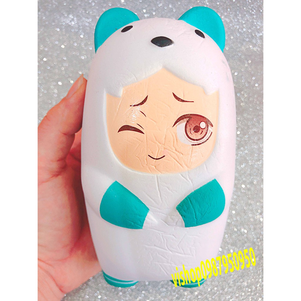 SQUISHY BÉ NẤM GẶM CÀ RỐT - kèm bao bì chính hãng