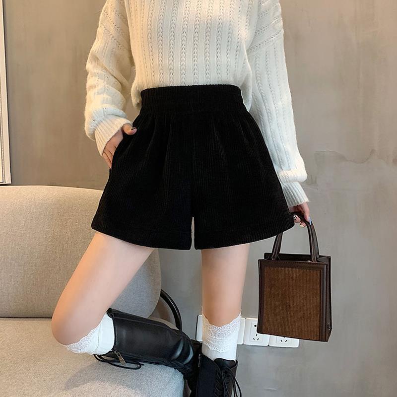 B&amp;G Quần Short Lưng Cao Ống Rộng Phong Cách Hàn Quốc Cho Nữ quần đùi nữ JL-DK-23