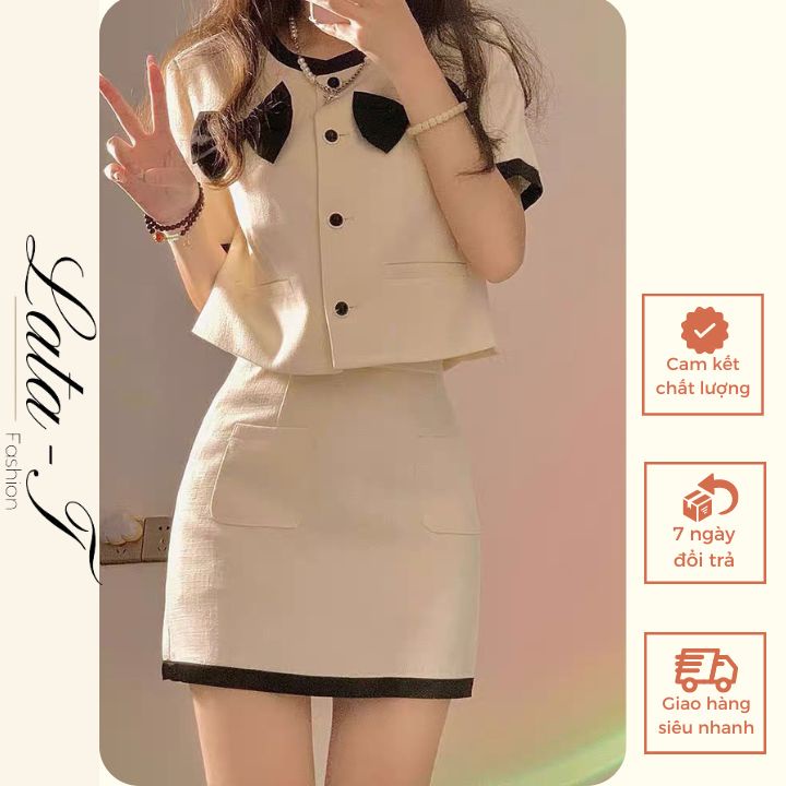 SET DẠ HAI NƠ NGỰC CỰC XINH SZ SM