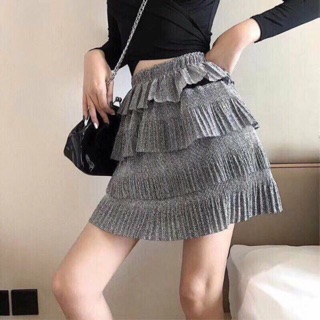 Chân váy tầng nhũ sang chảnh QC