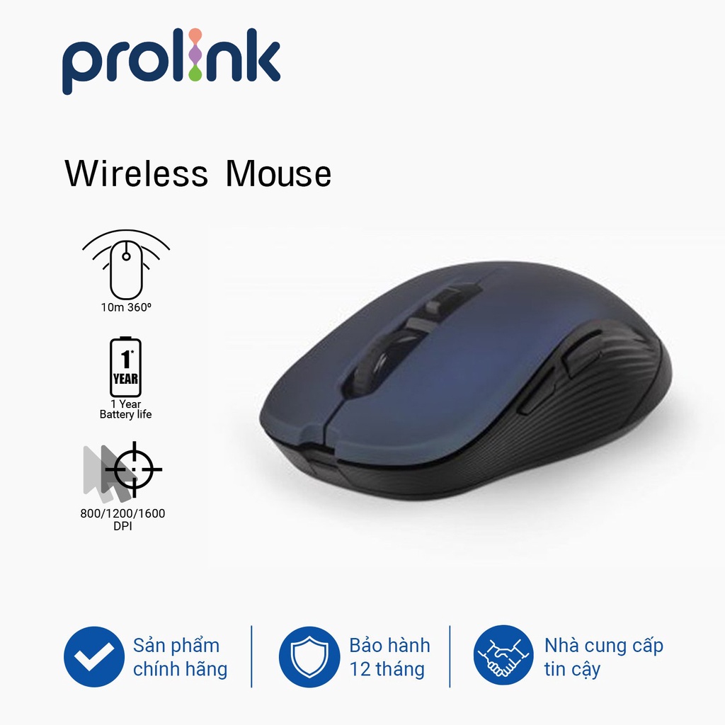 [Chính Hãng] Chuột Không Dây PROLiNK PMW6009 - Bảo Hành 12 Tháng