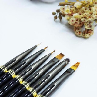 Bộ cọ nail , set cọ nail vẽ móng 6 cọ