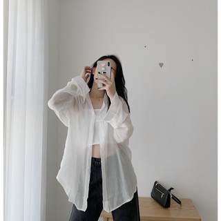 áo sơ mi basic lưng xẻ buộc nơ SA330 1994closet