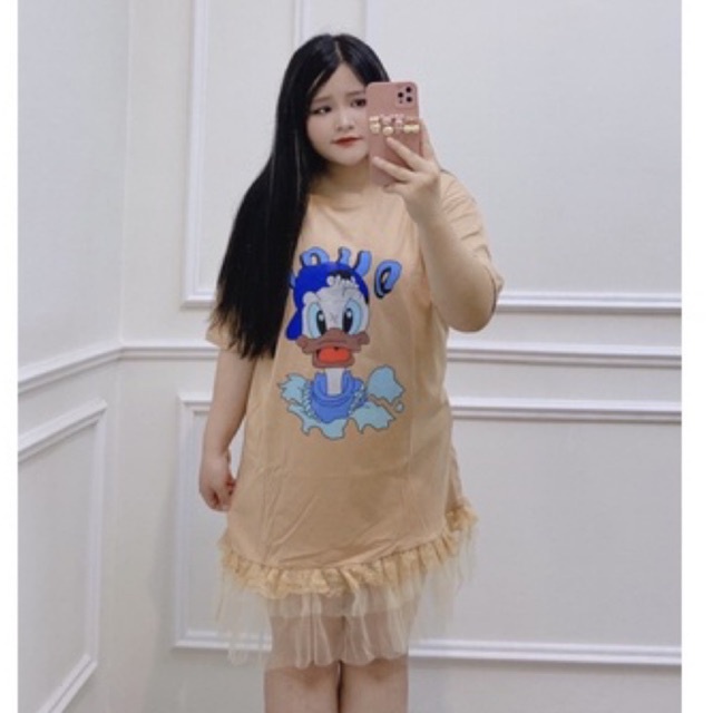 Đầm In Hình Hương Quỳnh Bigsize