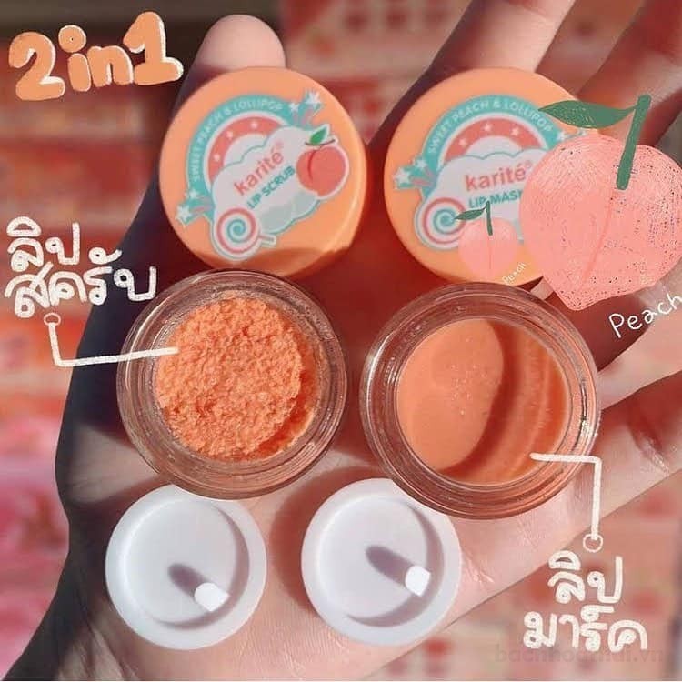 Set tẩy tế bào chết + mặt nạ ngủ cho môi Karite | BigBuy360 - bigbuy360.vn