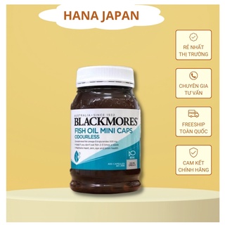 Dầu cá Blackmores Fish Oil Mini Cap hộp 400 viên không mùi