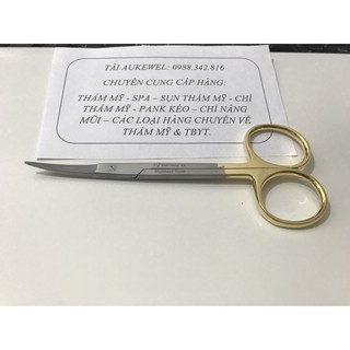 Kéo cong cán vàng hàng chuẩn VIP dùng nâng mũi