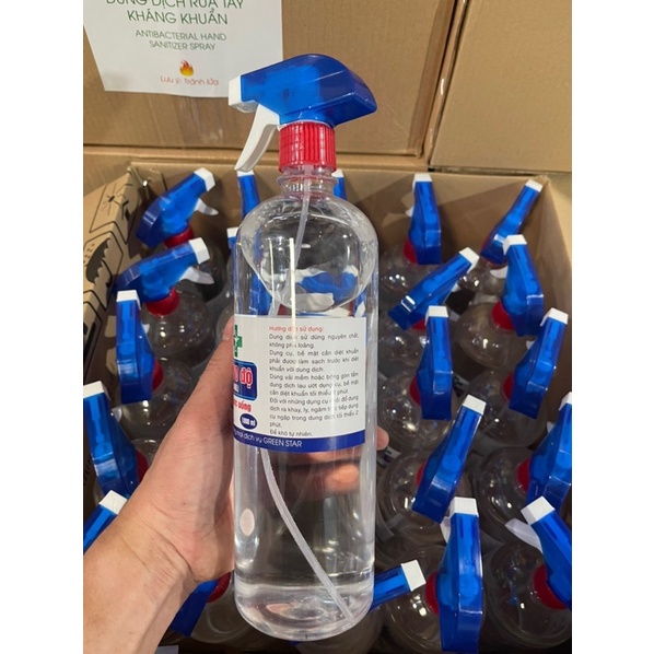 Cồn y tế ethanol 70 độ 1000ml .