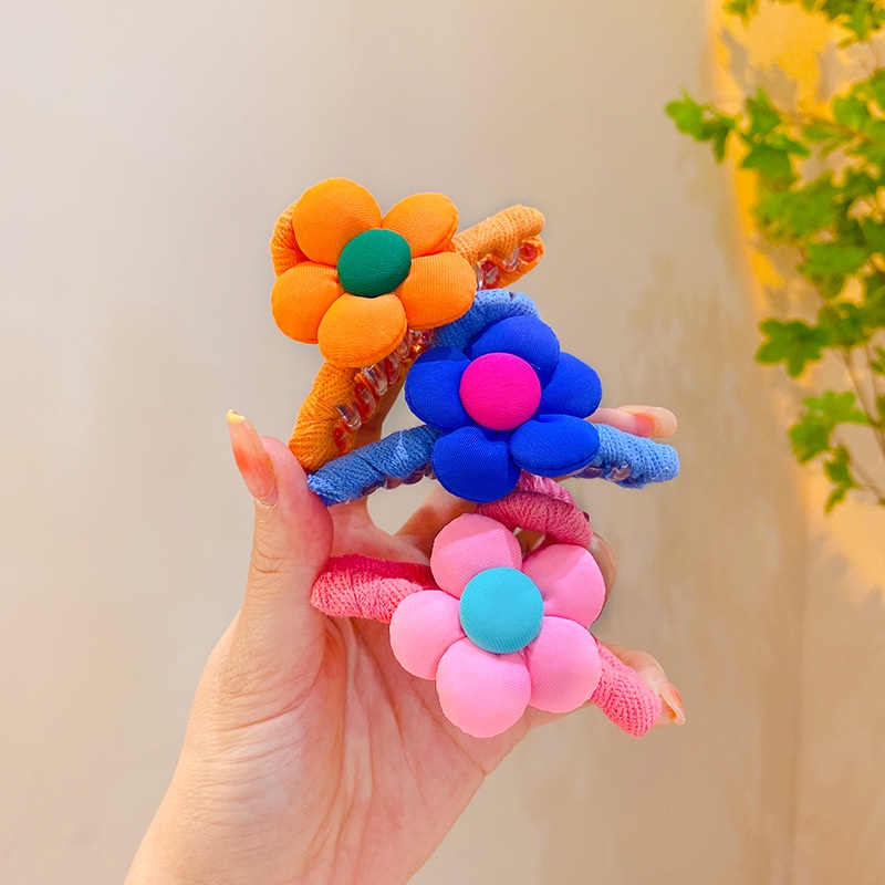 Kẹp Tóc Đính Hoa Nhỏ Dễ Thương Phong Cách Hàn Quốc Cho Bé Gái