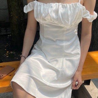 ICHIE.STUDIOS  |  White Dress - Đầm lụa trắng hai dây
