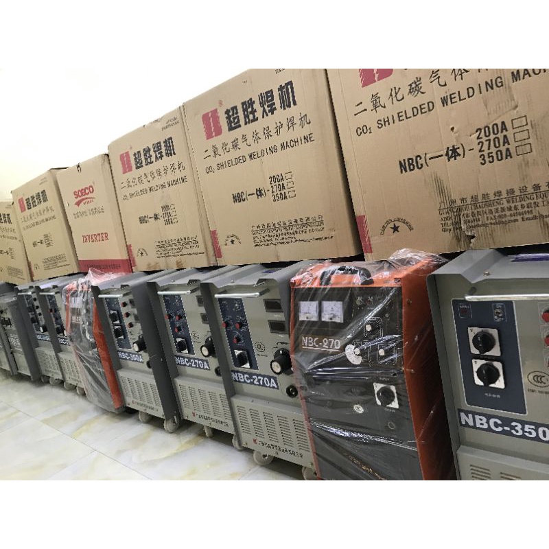 MÁY HÀN MIG CƠ 270A-350A ĐẦU LIỀN VÀ ĐẦU CẤP DÂY DỜI -HÃNG CHAOSHENG  NỘI ĐỊA TQ HÀN DÂY 1.2 ĐỔ LẠI