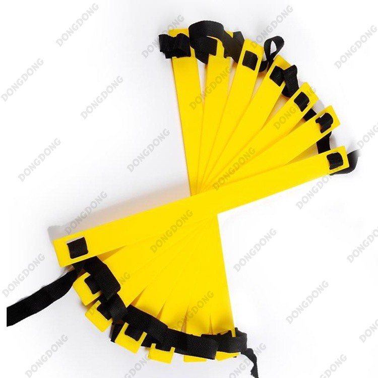 Dây thang tập thể lực BLACK Yellow, thang dây thể thao tập bóng cao cấp - DONGDONG