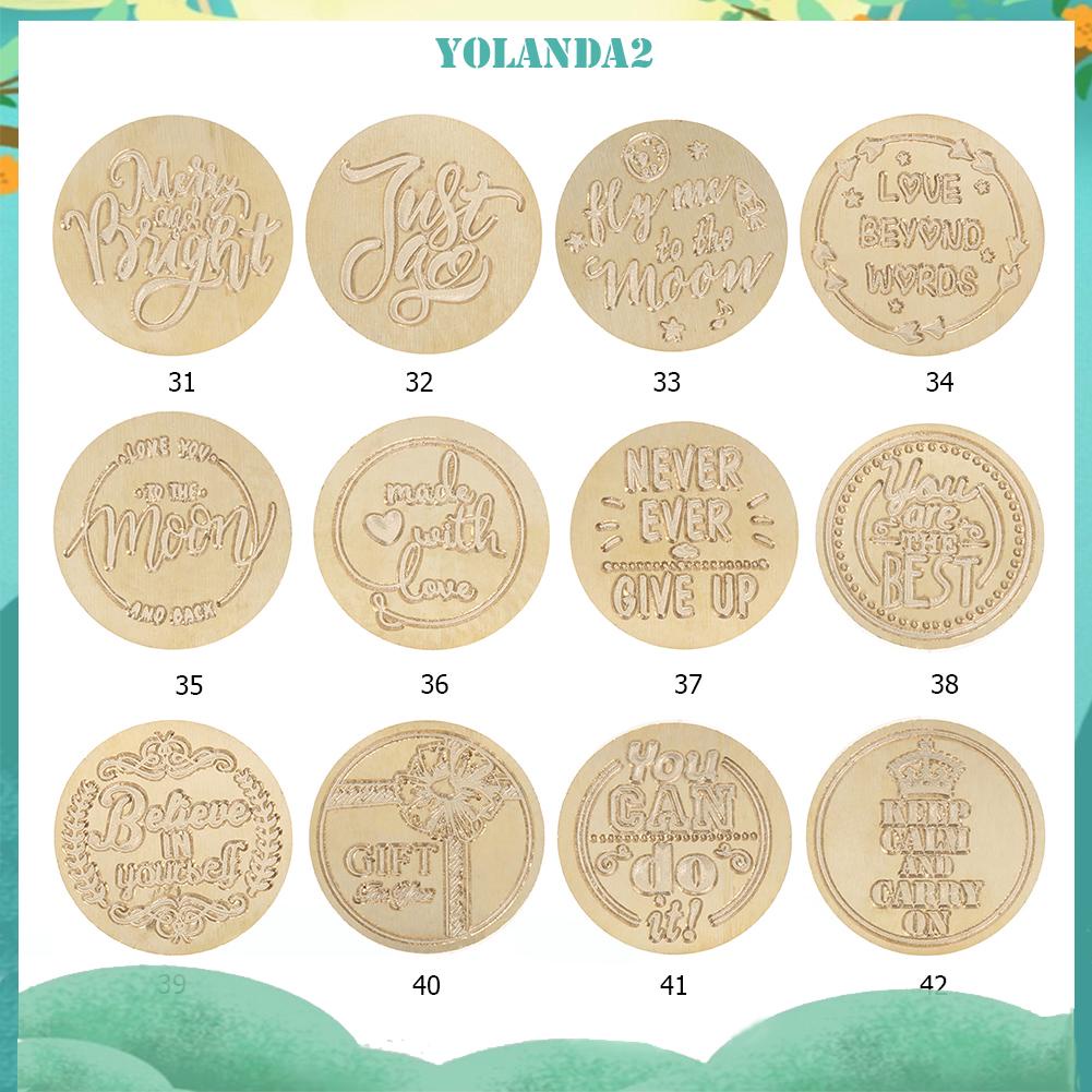 Đầu in con dấu sáp bằng đồng 25mm phong cách retro