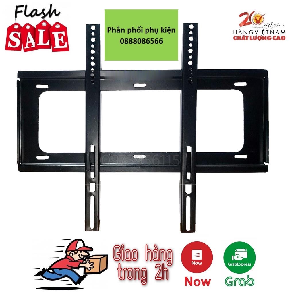 Giá treo tivi, kệ treo tivi, khung treo tivi thẳng tường dày đẹp cho mọi hãng tivi từ 14inch-65inch