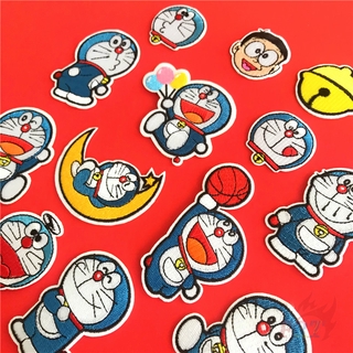 Miếng vá ủi thêu hình Doraemon độc đáo
