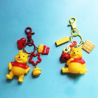 MớI Winnie Bear Cartoon Keychain MộT VàI MóN Quà Phụ KiệN TúI Dễ ThươNg