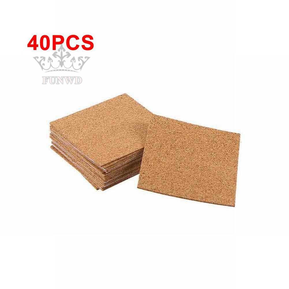 【FUNWD】Square Cork Mat 100MM Thickness Cork Self-adhesive Hot Sale With Back Glue