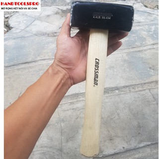 2kg Búa vuông cán gỗ Crossman 68-434