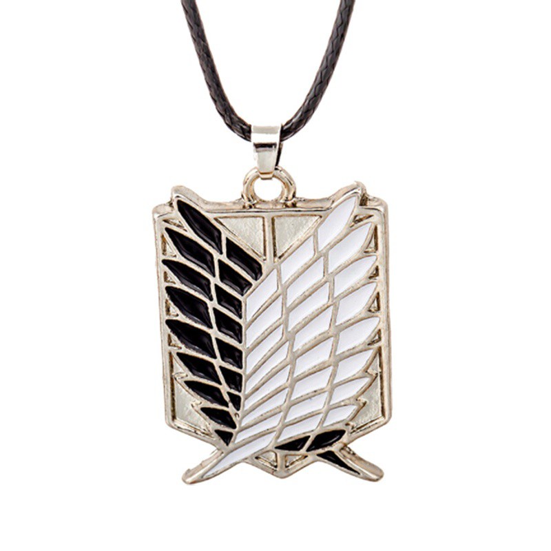 Vòng cổ mặt hình huy hiệu trong phim Attack on titan chất lượng cao