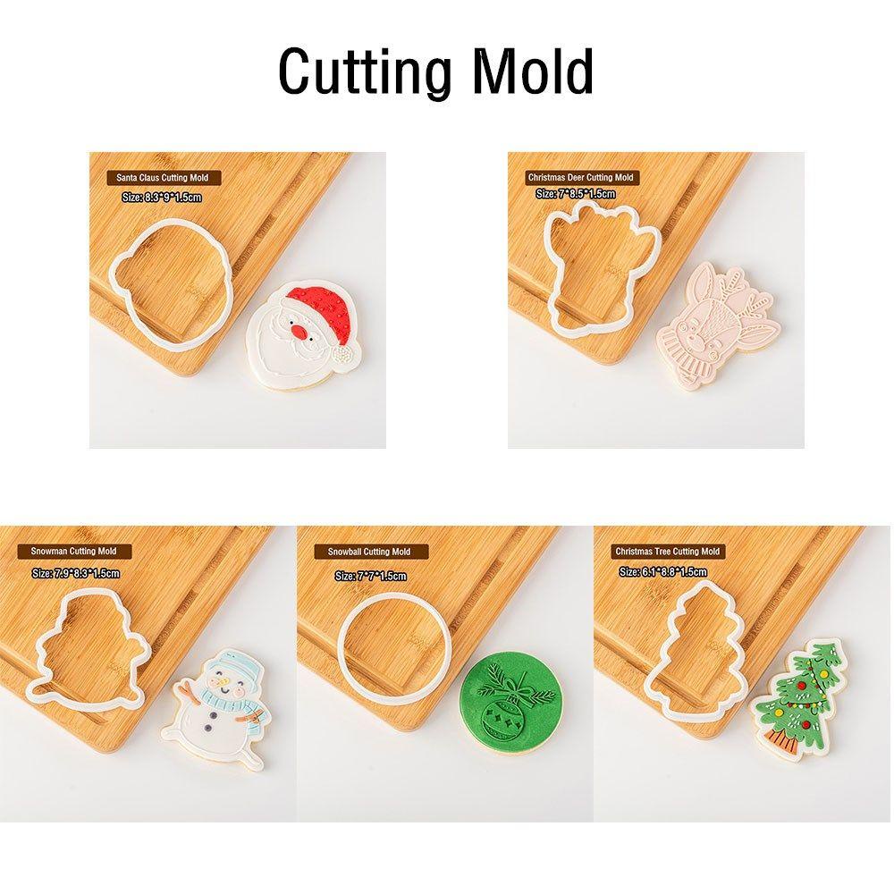 Subei Khuôn Làm Bánh Quy Hình Tuần Lộc / Ông Già Noel