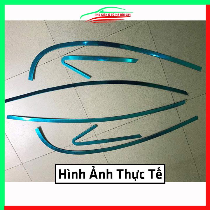 Bộ nẹp viền chân kính cong kính Honda Civic 2008-2012 Inox sáng bóng chuẩn form xe
