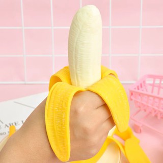 Squishy chuối đồ chơi bóp giảm căng thẳng