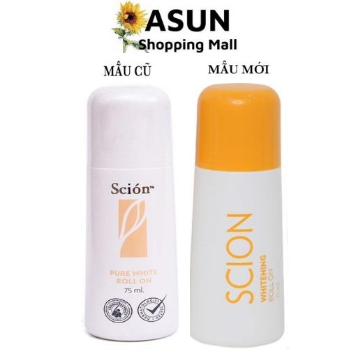 {Cam Kết Chính Hãng} Lăn Khử Mùi Giảm Hôi,Thâm Nách Scion Pure White 75ml Roll On Nuskin