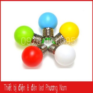 BÓNG ĐÈN] Bóng led chanh tròn trang trí 2W ( 9 màu