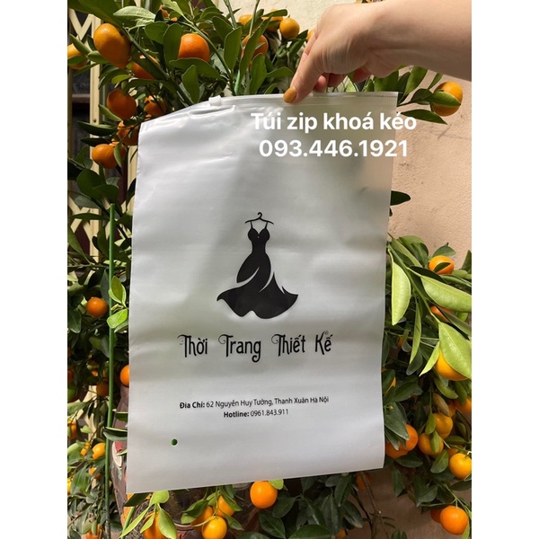 nhận in túi zip khoá kéo số lượng ít