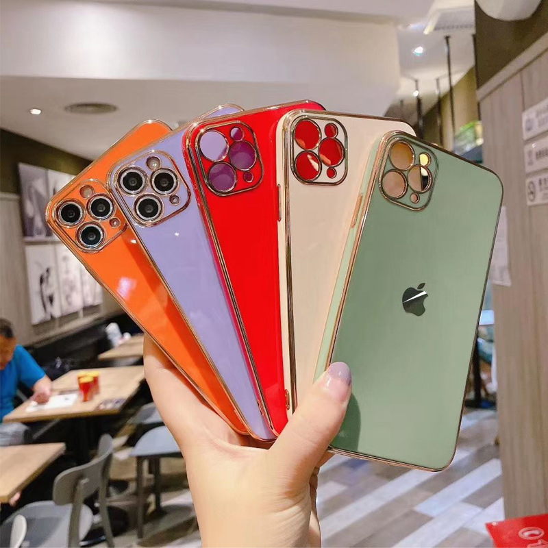 Ốp iphone - Ốp lưng viền vuông giả ip 12 dành cho 12, 12 Pro Max thiết kế sang trọng - Enjoe Case