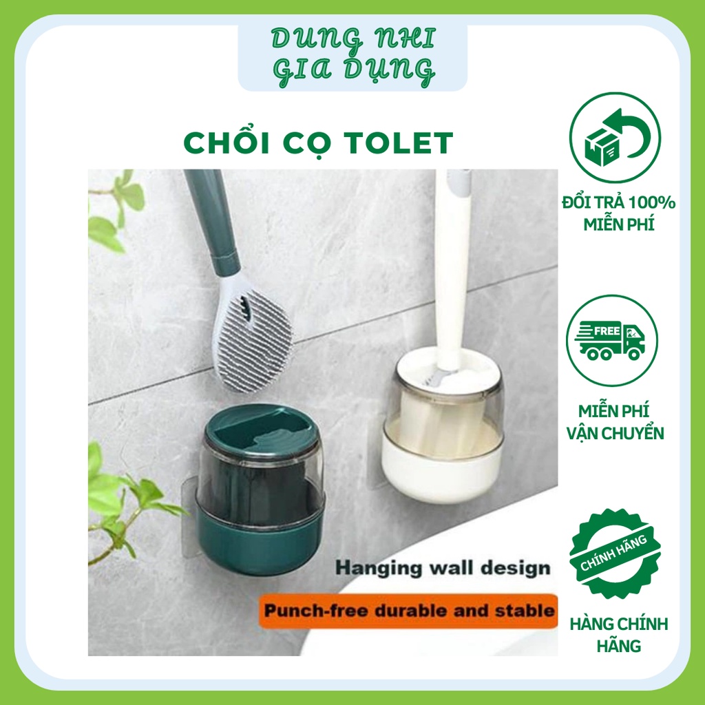 Chổi Cọ Nhà Vệ Sinh, Chổi Cọ Bồn Cầu SILICONE Có Bình Chứa Xà Phòng Siêu Tiện Lợi