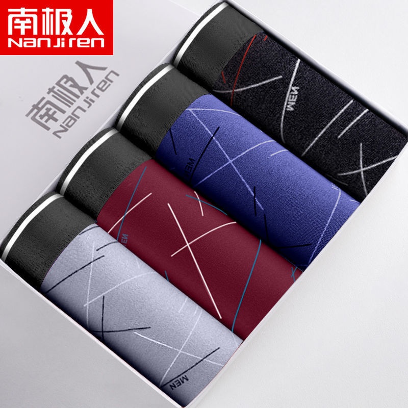Quần Lót Boxer Thoáng Khí Size L-4XL Thời Trang Cho Nam