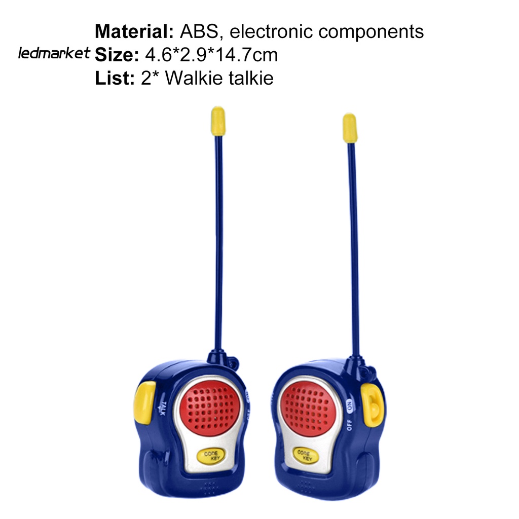 Bộ Đàm Đồ Chơi Siêu Nhẹ Có Đèn Led Dành Cho Trẻ Em