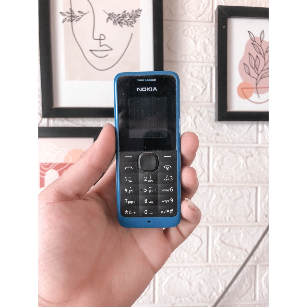 ĐIỆN THOẠI ĐEN TRẮNG NOKIA 105 ĐẸP 99% CHÍNH HÃNG