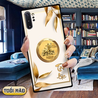 Ốp lưng kính 3D 12 con giáp - Samsung galaxy Note 10 Plus