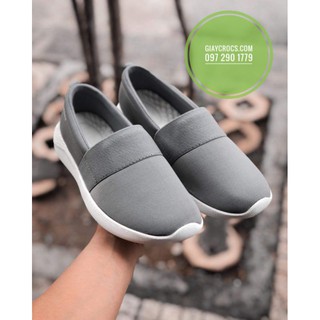 Giay Cross Slipon Literide Chun Ngang màu Ghi