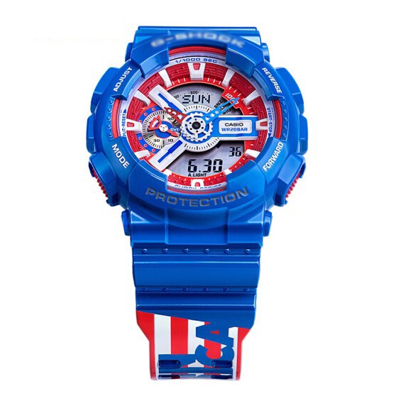 Đồng Hồ Avengers Marvel x Captain America GA-110 - Đồng Hồ Nam Phiên Bản Giới Hạn Đặc Biệt | BigBuy360 - bigbuy360.vn