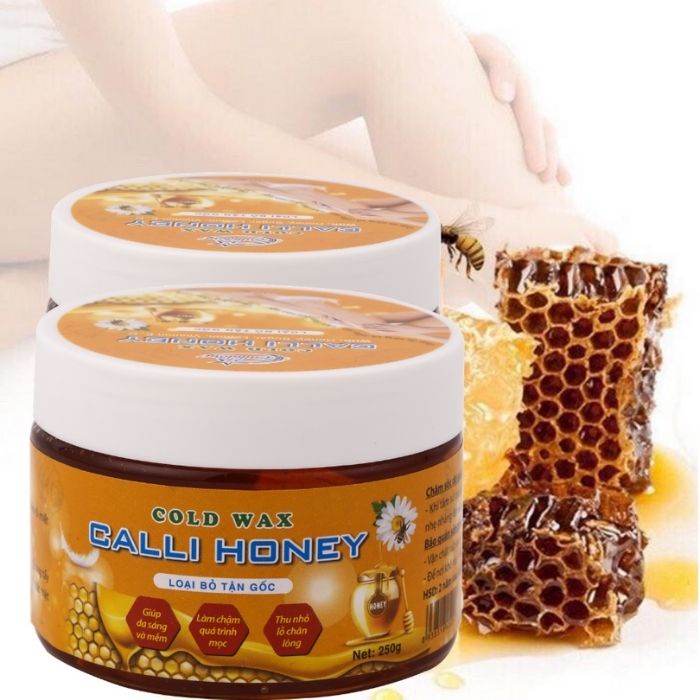 Wax lông nách - Wax lông an lành Calli Honey (Tặng 50 tờ giấy wax 2 que wax) - WCH