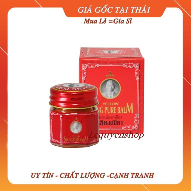 [Hàng loại 1]Dầu Cù Là Ông Già Siang Pure Oil Balm màu đỏ 12gr