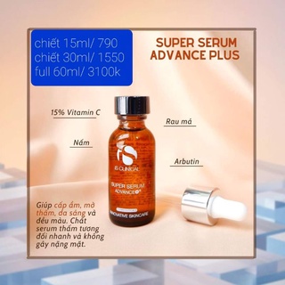 TINH CHẤT SÁNG DA MỜ SẸO IS CLINICAL SUPER SERUM ADVANCED