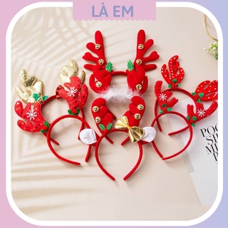 Cài Tóc Giáng Sinh, Cài Tóc Noel Sừng Tuần Lộc Siêu Đáng Yêu Siêu Cute
