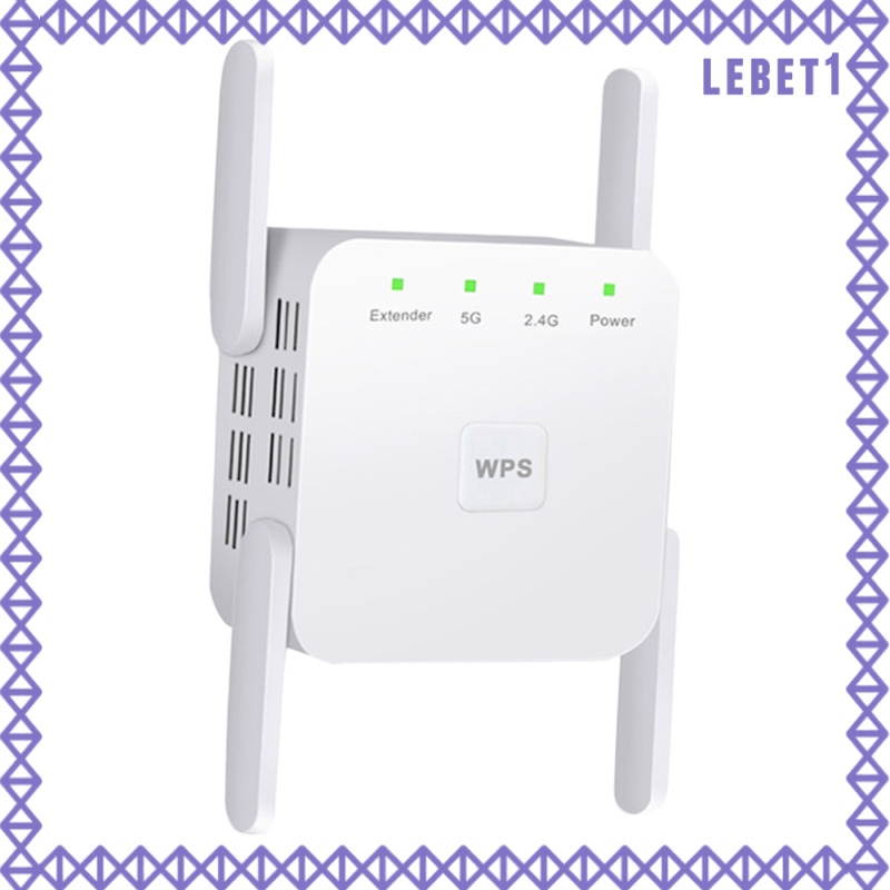 Bộ Lặp Sóng Wifi Không Dây 1200mbps 2.4g 5g 4 Ăng Ten | BigBuy360 - bigbuy360.vn