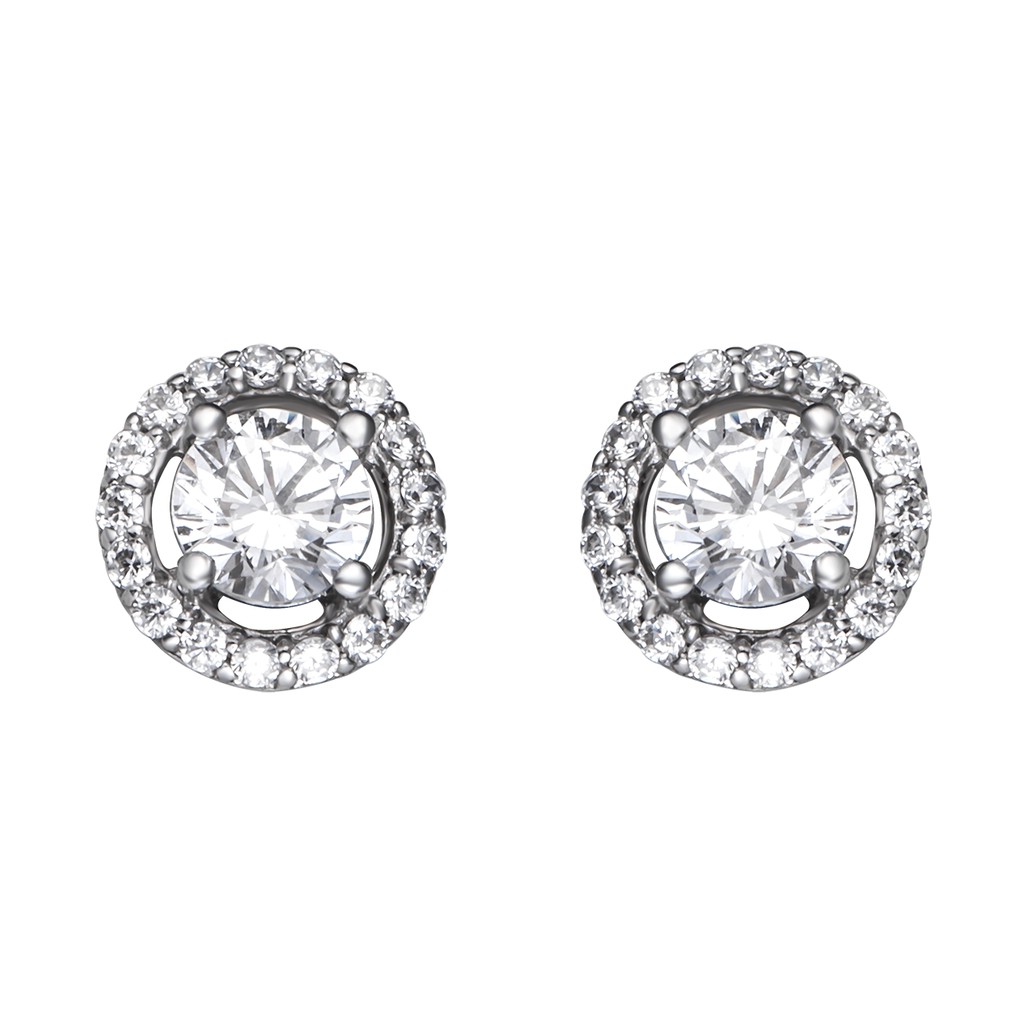 Bông tai Bạc đính đá CZ PNJSilver XMXMK000155