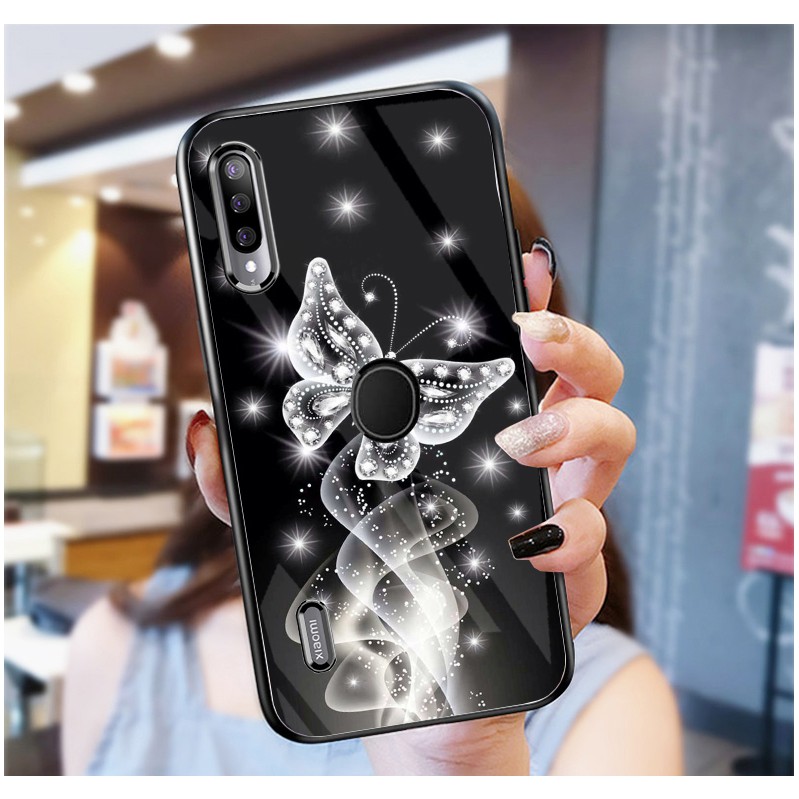 Ốp Lưng XIAOMI MI A3 mặt kính cường lực cao cấp