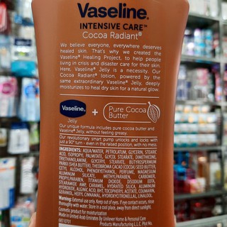 Sữa dưỡng thể Vaseline Total Moisture Cocoa Glow 725ml