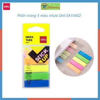 Giấy phân trang nhựa deli a10402- 44x12mm